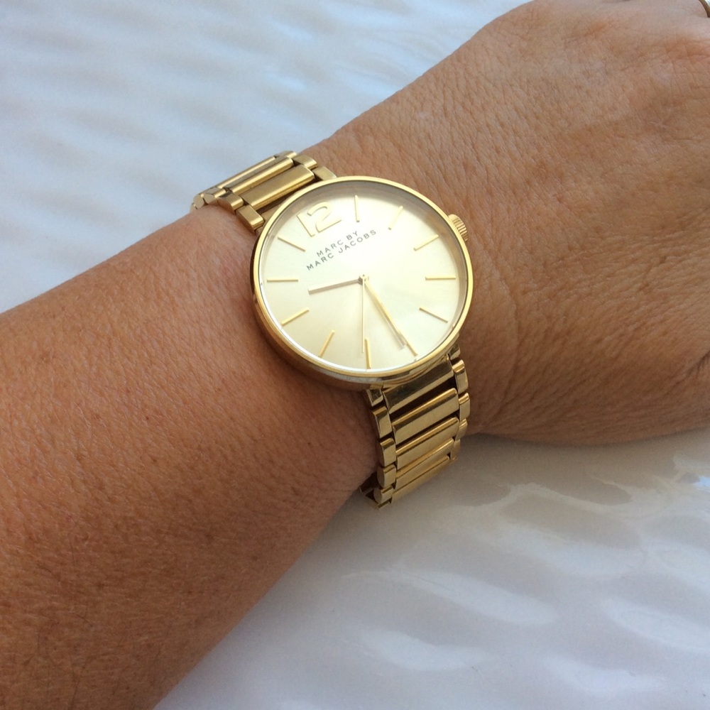 Marc by Marc Jacobs Gold “Peggy” Watch MBM3401